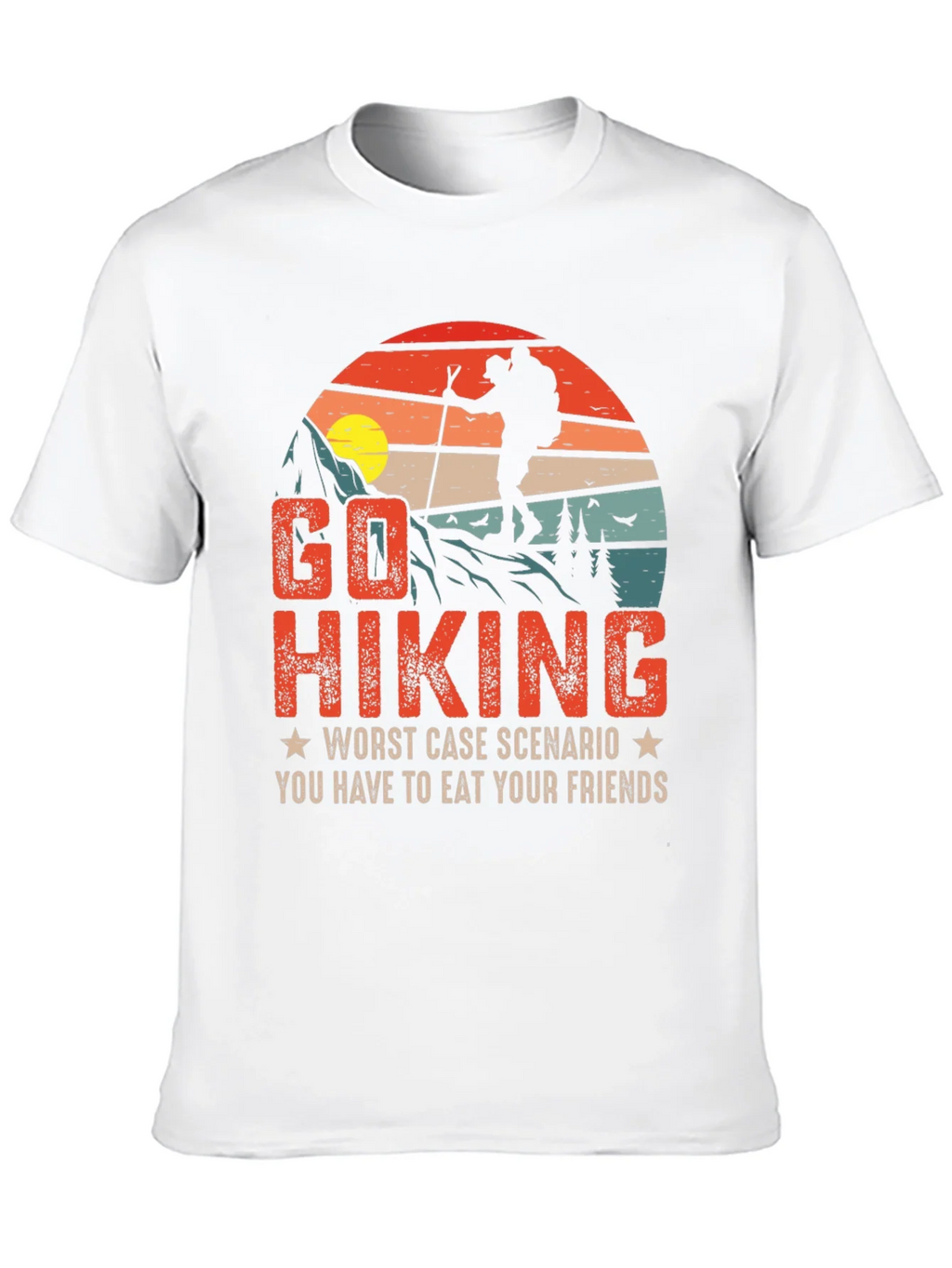 Go Hiking Funny Graphic T-Shirt product image 9
