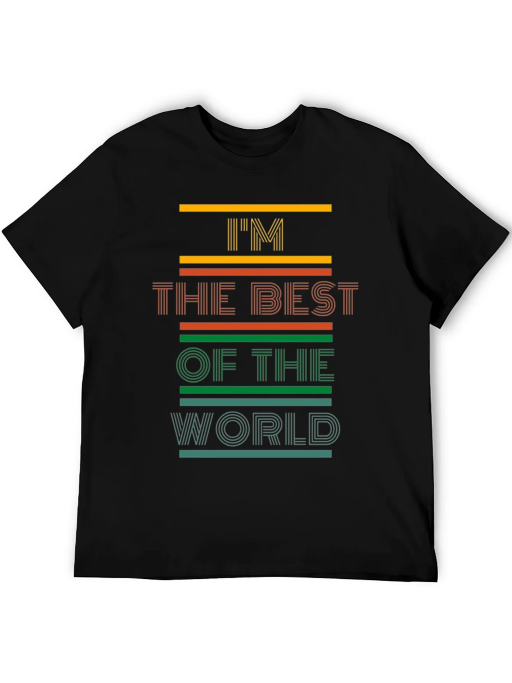 Im The Best Of World Mens Graphic Tee product image 5