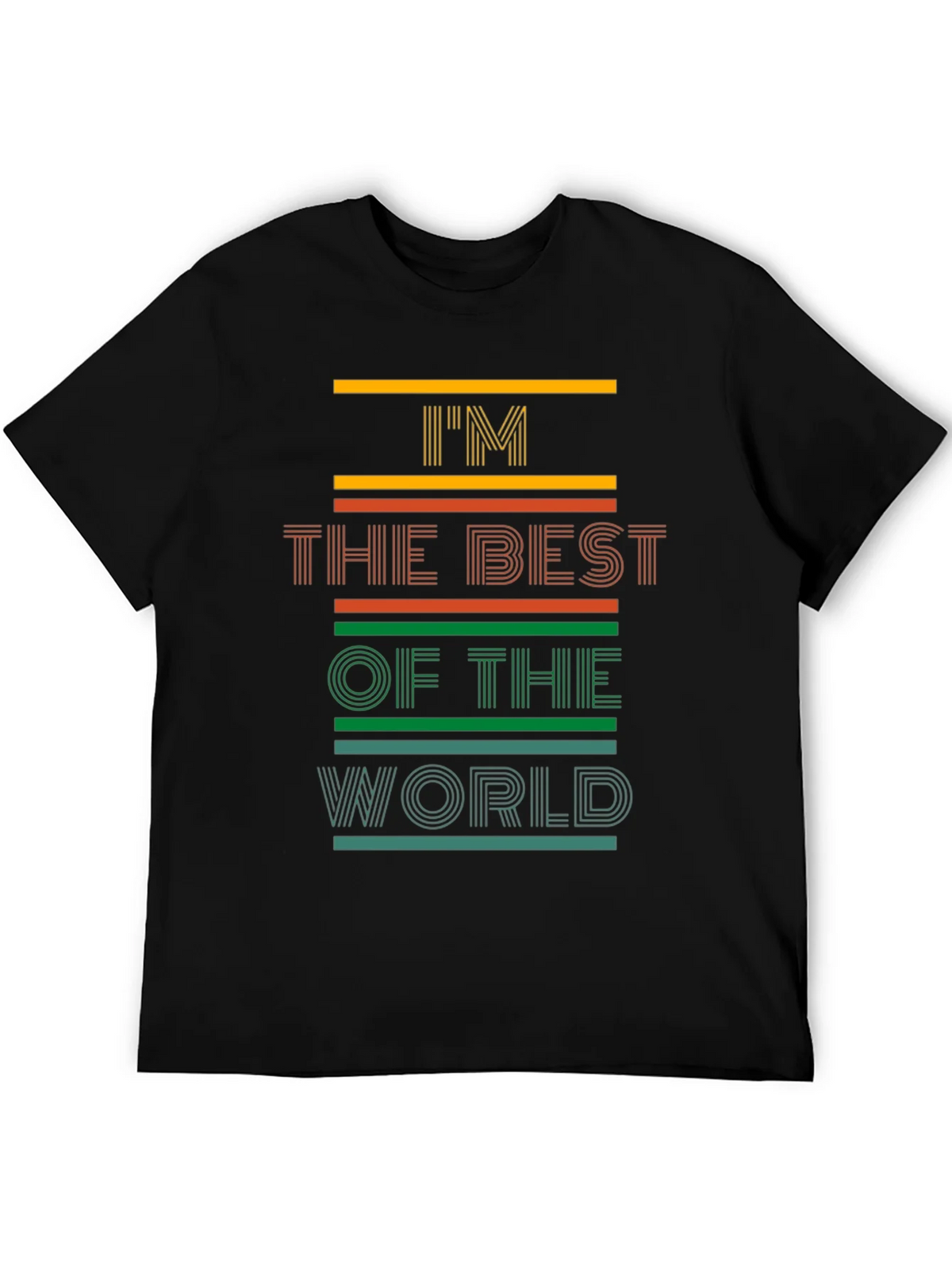 Im The Best Of World Mens Graphic Tee product image 5