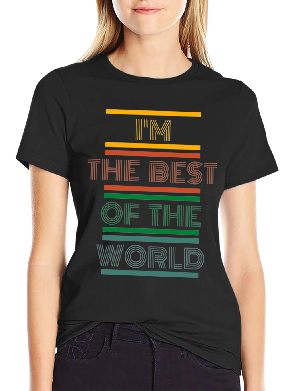 Im The Best Of World Mens Graphic Tee product image 2