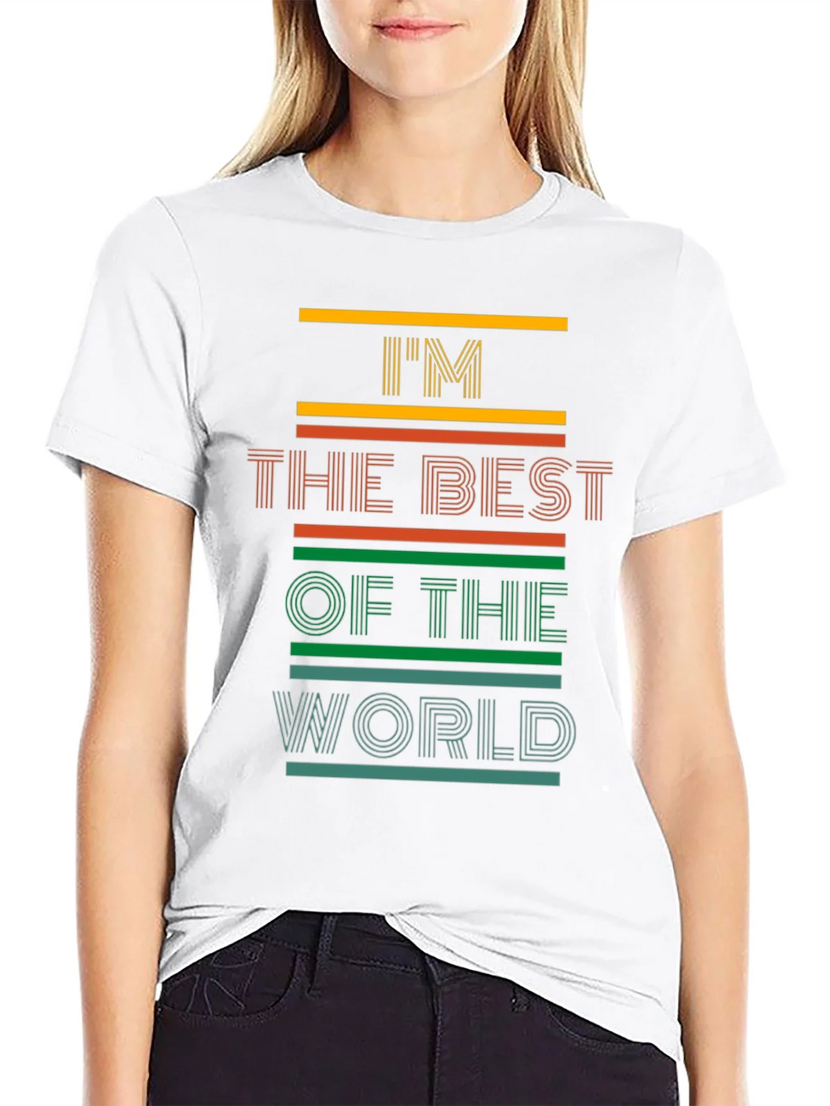 Im The Best Of World Mens Graphic Tee product image 8