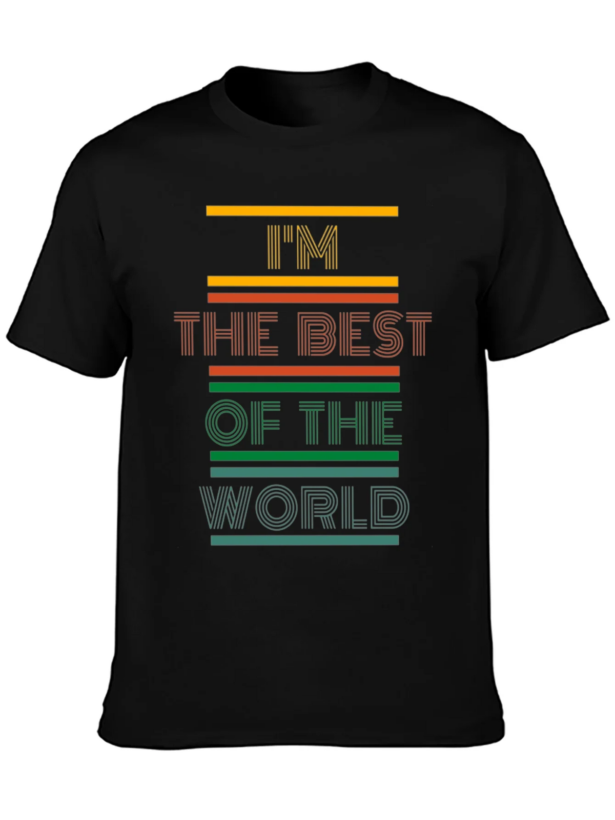 Im The Best Of World Mens Graphic Tee product image 3