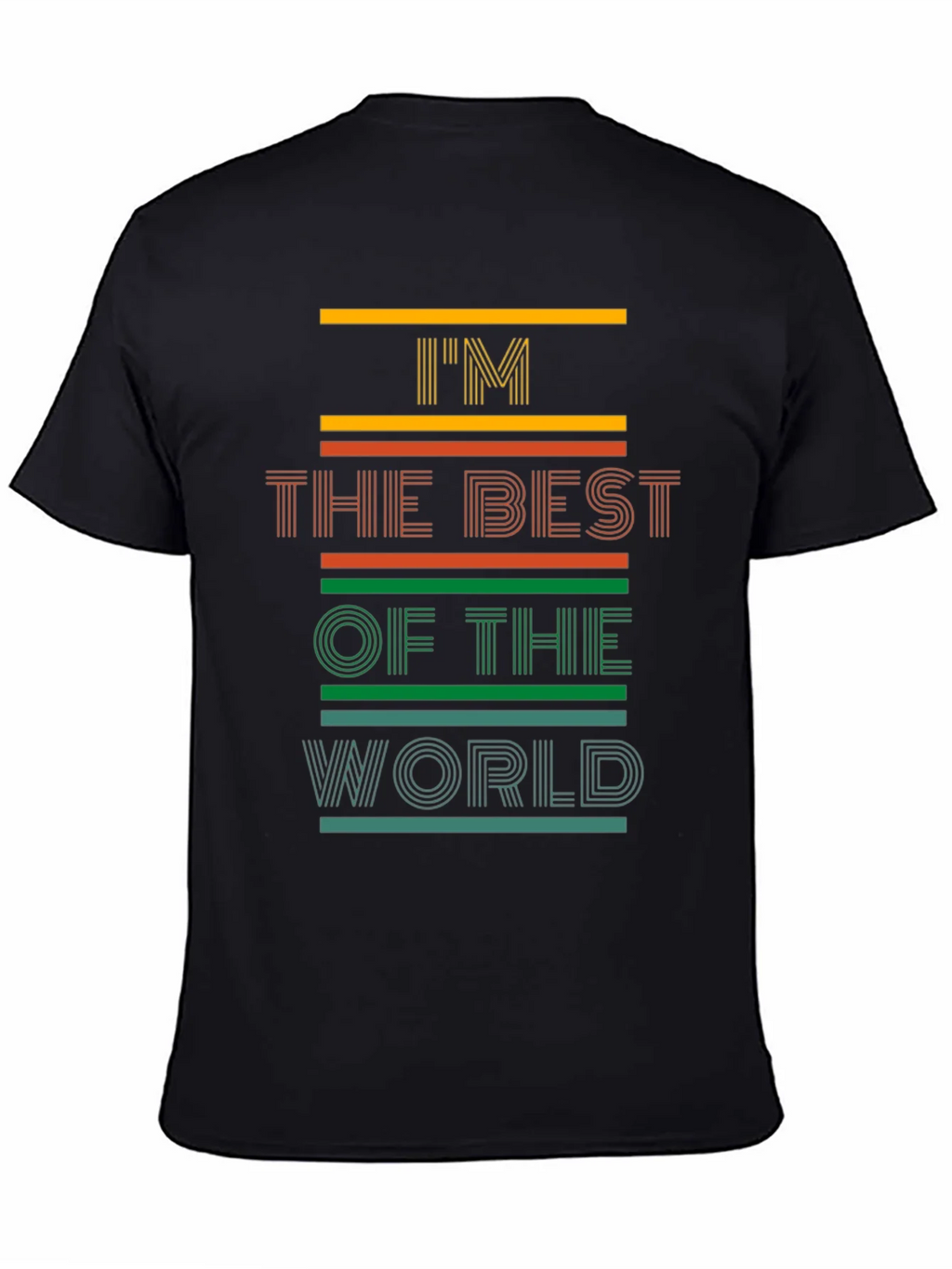 Im The Best Of World Mens Graphic Tee product image 4