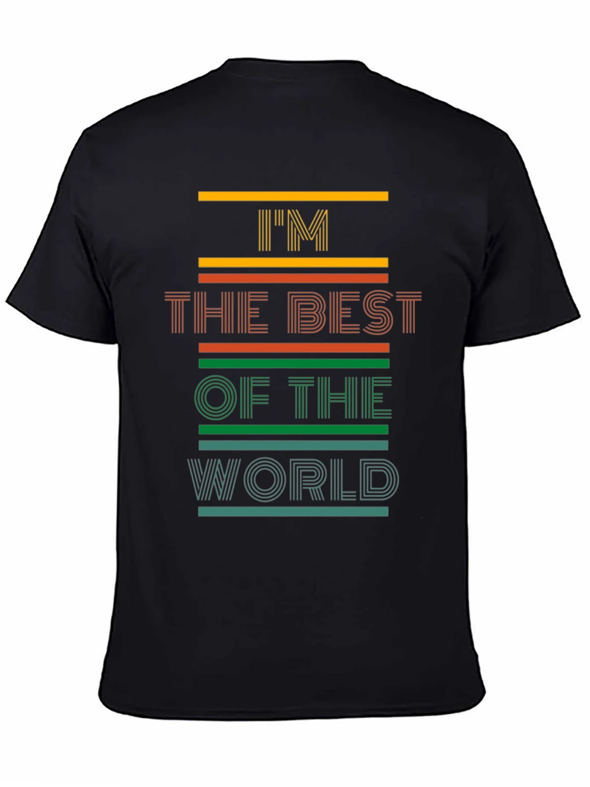 Im The Best Of World Mens Graphic Tee product image 4