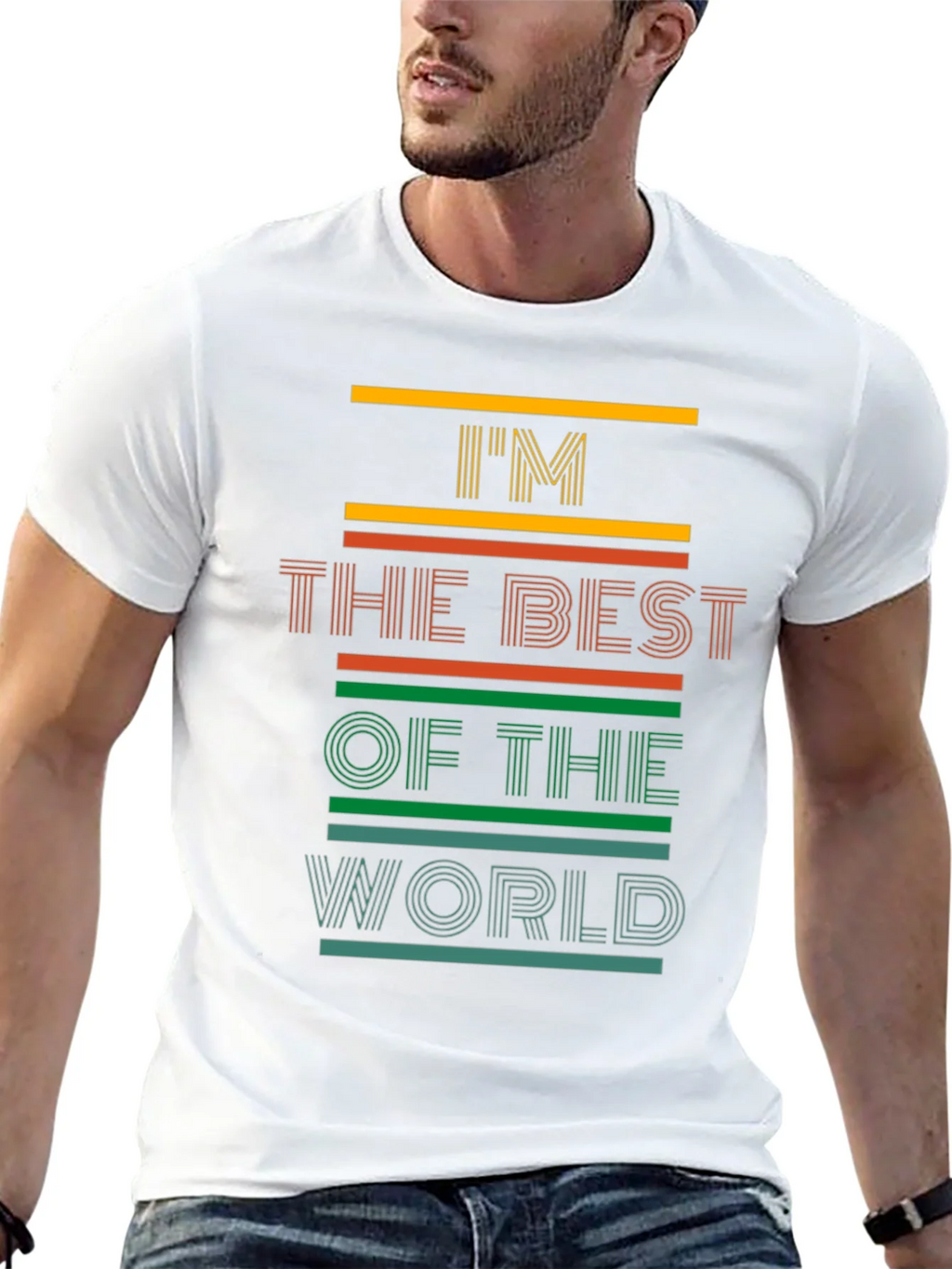 Im The Best Of World Mens Graphic Tee product image 12