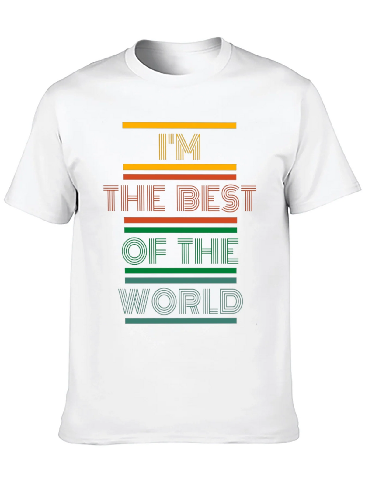 Im The Best Of World Mens Graphic Tee product image 9