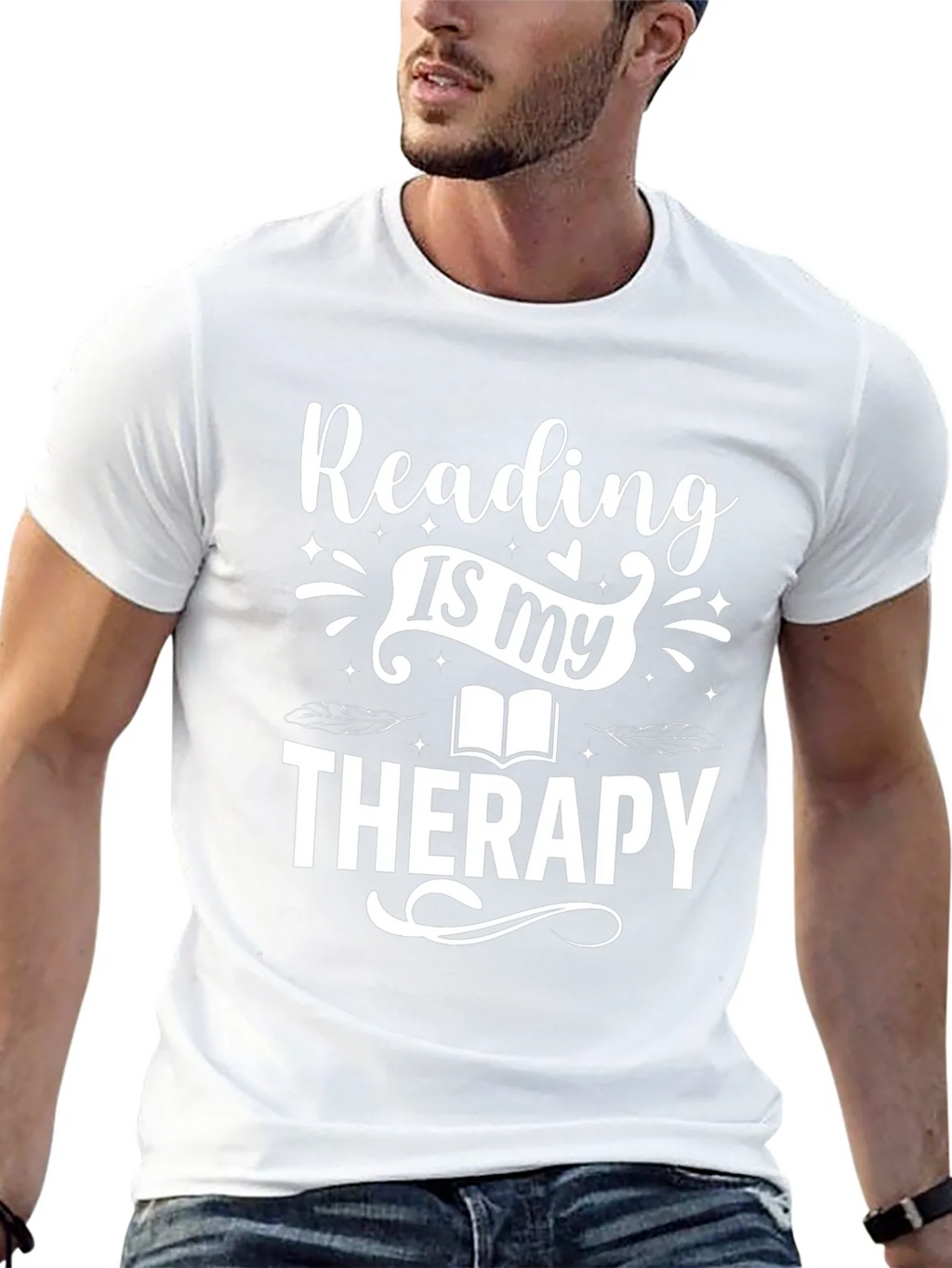 Reading Is My Therapy T-Shirt product image 12