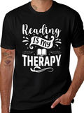 Reading Is My Therapy T-Shirt product image 1