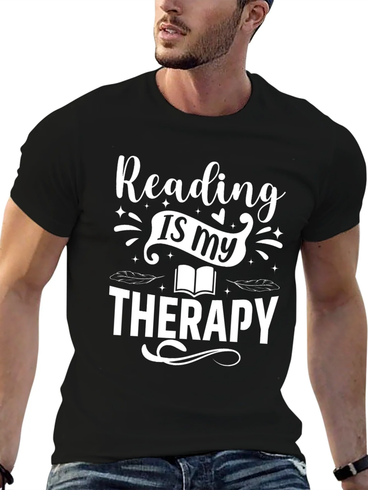 Reading Is My Therapy T-Shirt product image 6