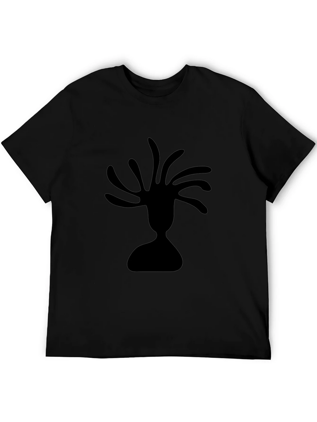 Abstract Silhouette Black Tee product image 5