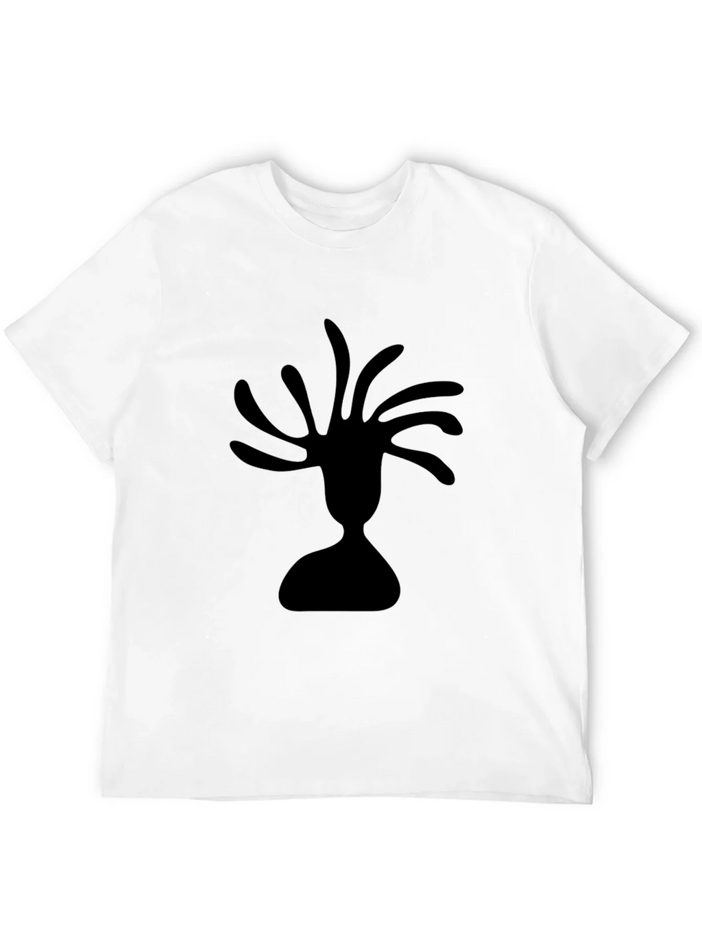 Abstract Silhouette Black Tee product image 11