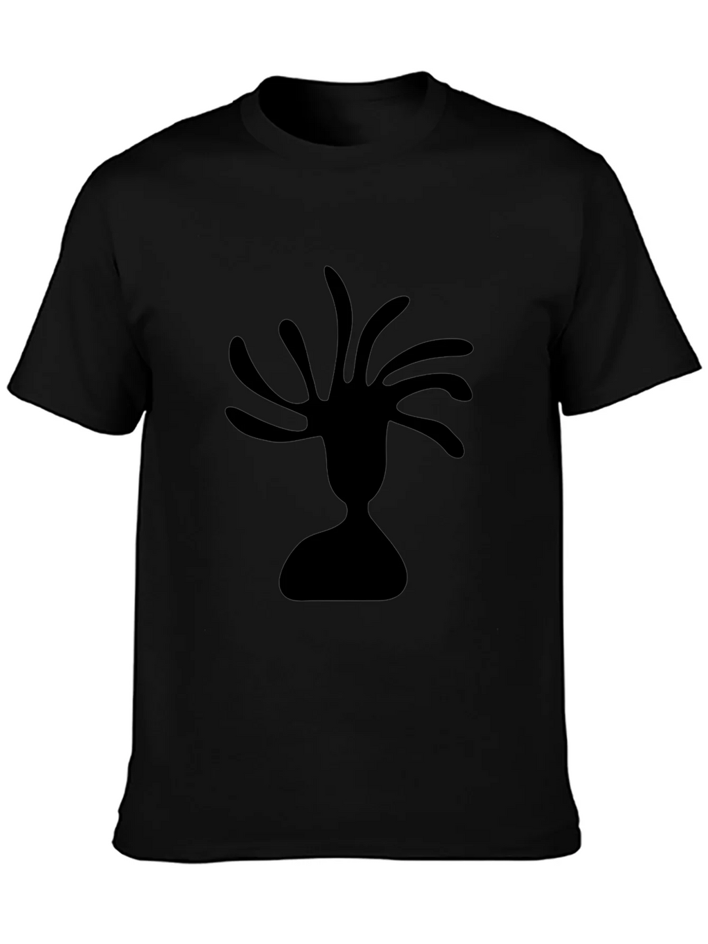 Abstract Silhouette Black Tee product image 3