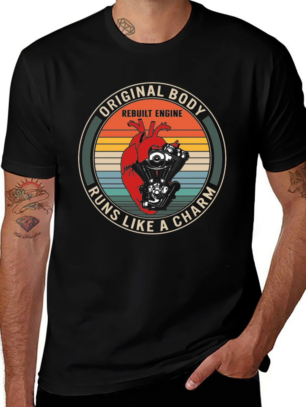 Original Body Rebuilt Engine Graphic Tee product image 1