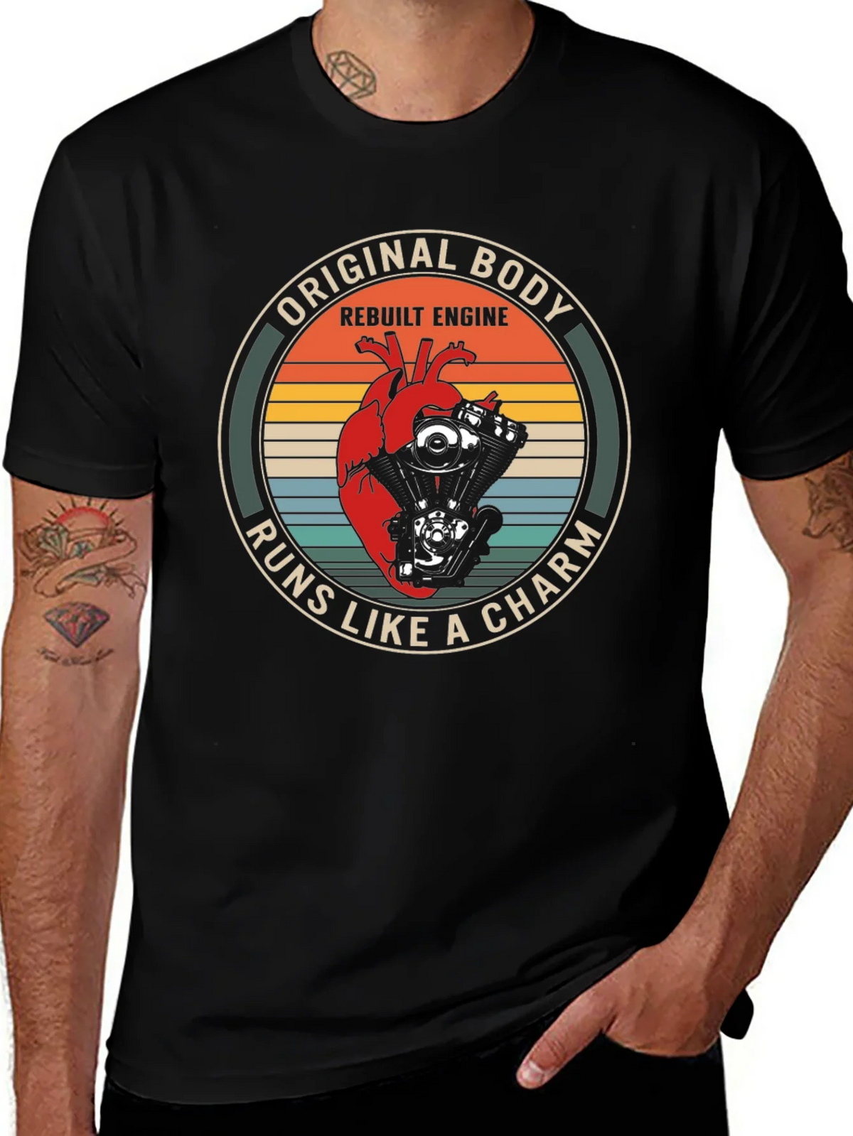 Original Body Rebuilt Engine Graphic Tee product image 1
