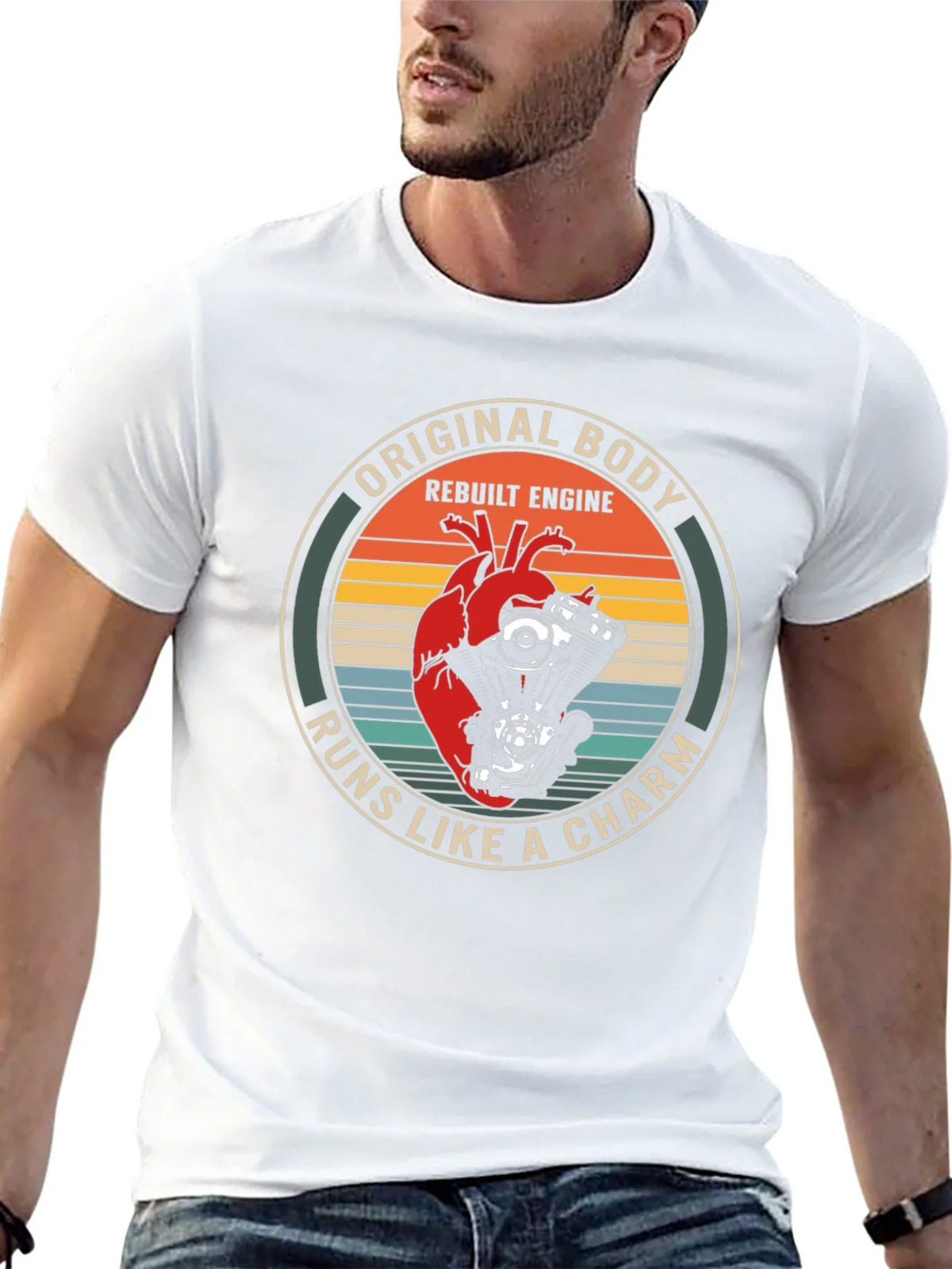 Original Body Rebuilt Engine Graphic Tee product image 12
