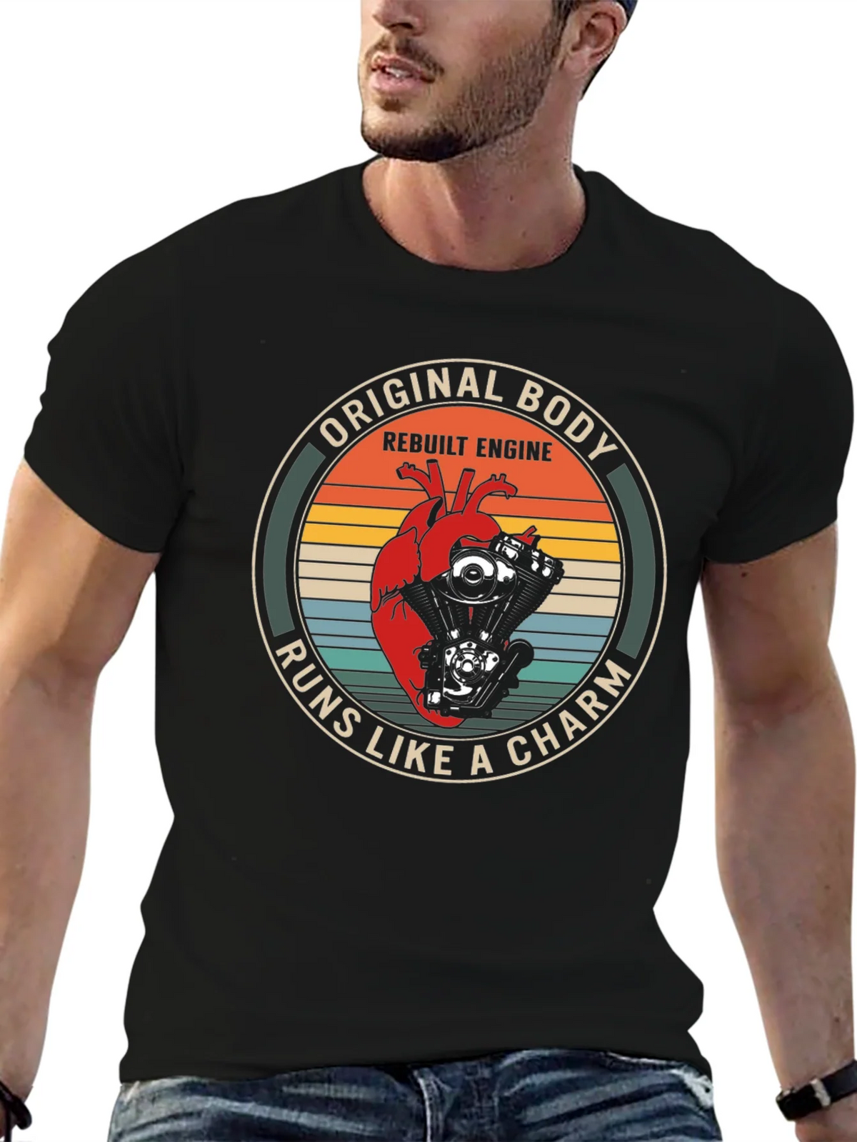 Original Body Rebuilt Engine Graphic Tee product image 6