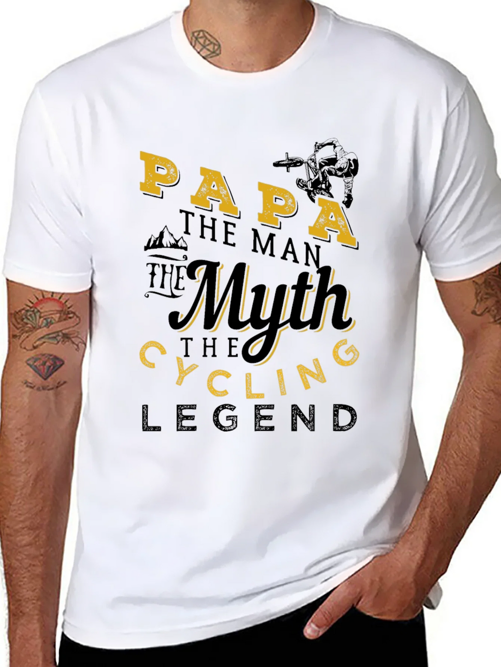 Papa Cycling Legend T-Shirt - Gift for Cyclists product image 7