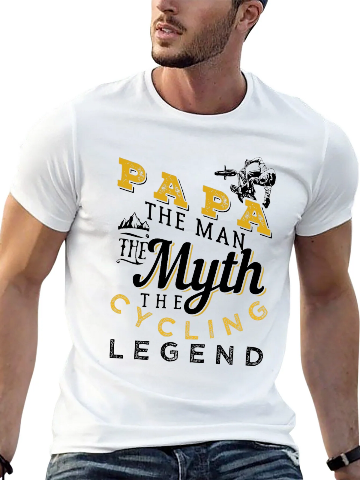 Papa Cycling Legend T-Shirt - Gift for Cyclists product image 12