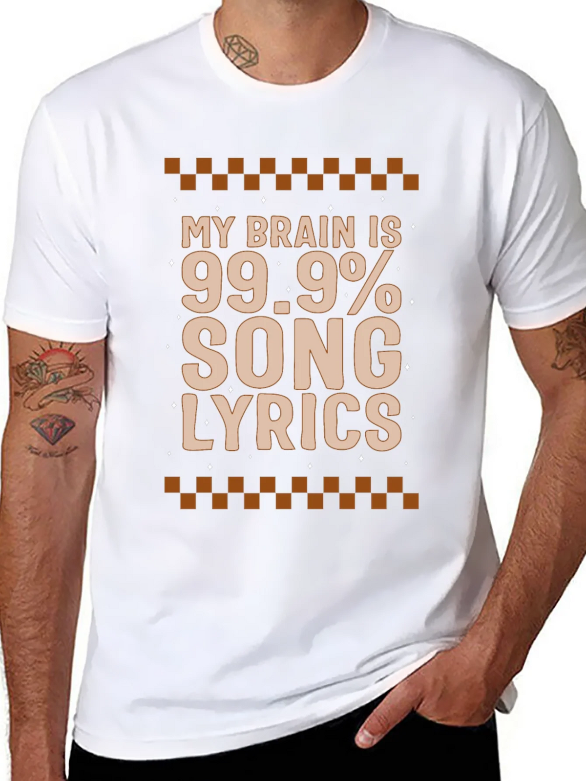 Song Lyrics T-Shirt - Funny Music Lover Tee product image 7