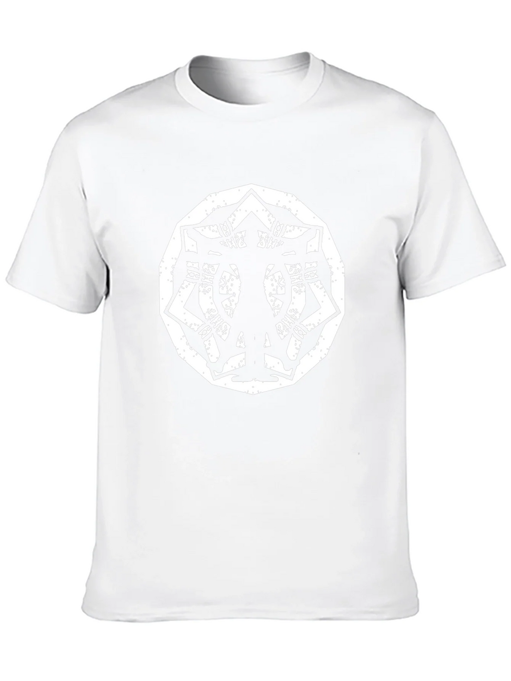 Geometric Silhouette Graphic Black T-Shirt product image 9