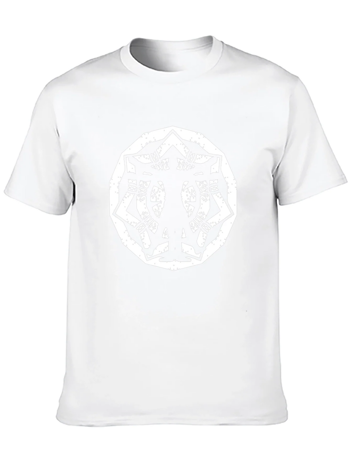 Geometric Silhouette Graphic Black T-Shirt product image 9