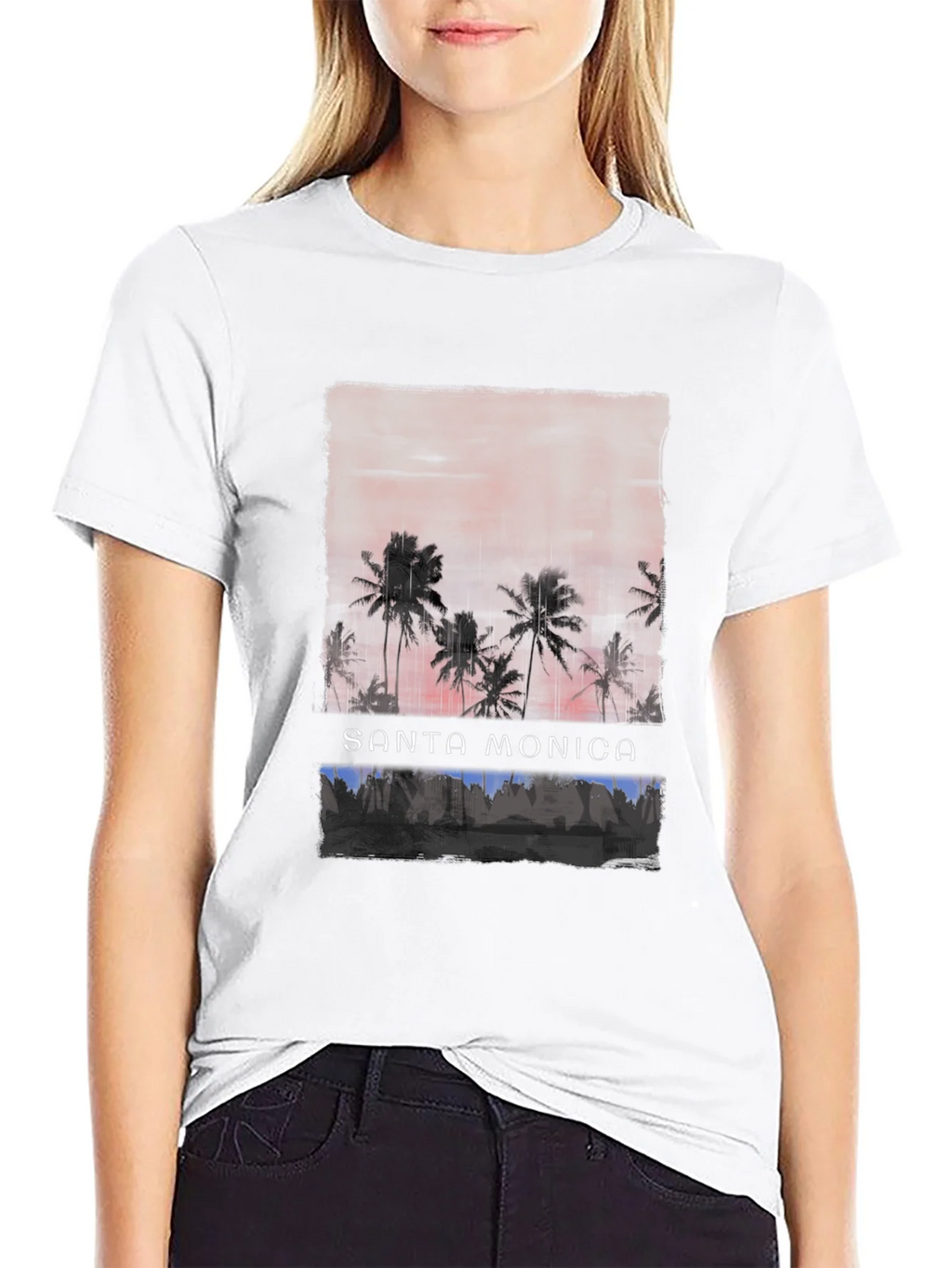 Santa Monica Palm Tree Graphic Tee product image 8