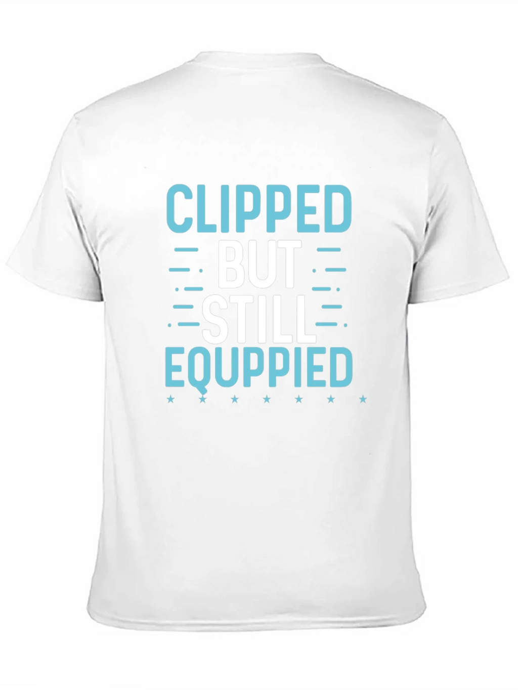 Clipped But Still Equippied Black Graphic Tee product image 10
