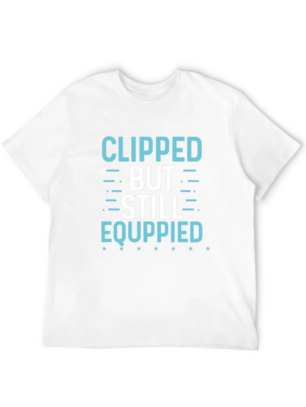 Clipped But Still Equippied Black Graphic Tee product image 11