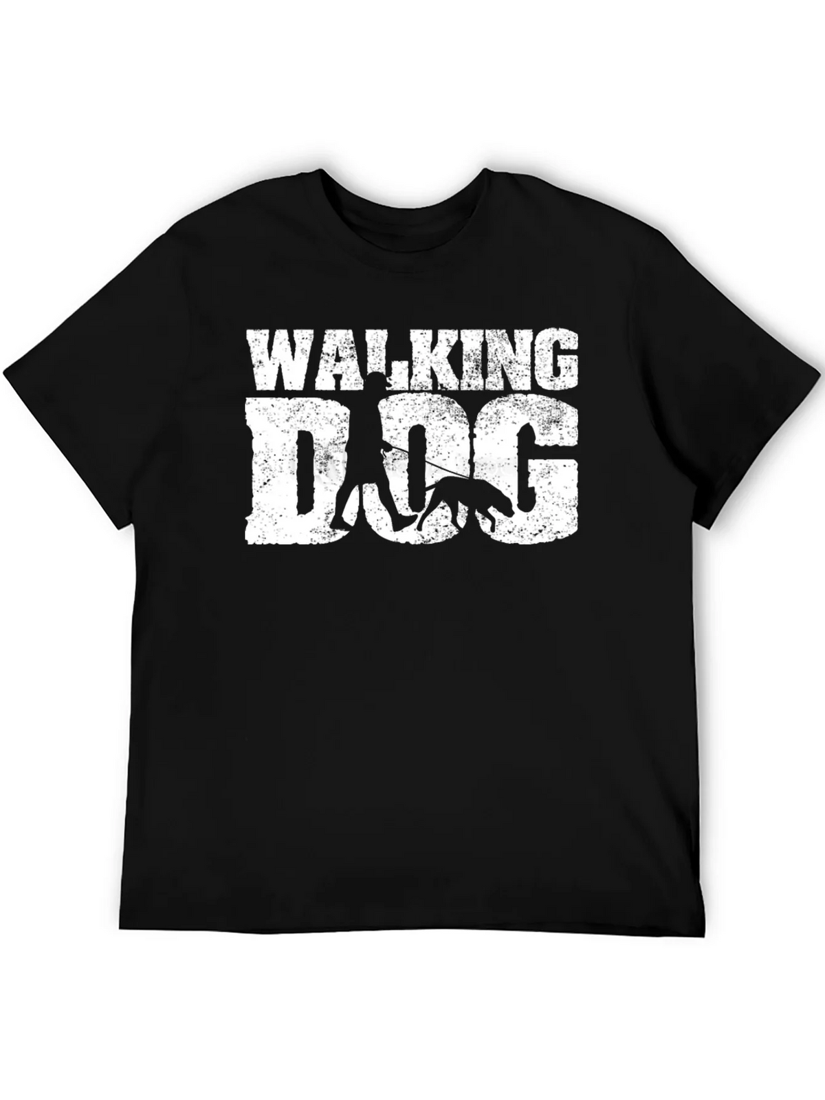 Walking Dog T-Shirt - Black Graphic Tee product image 5