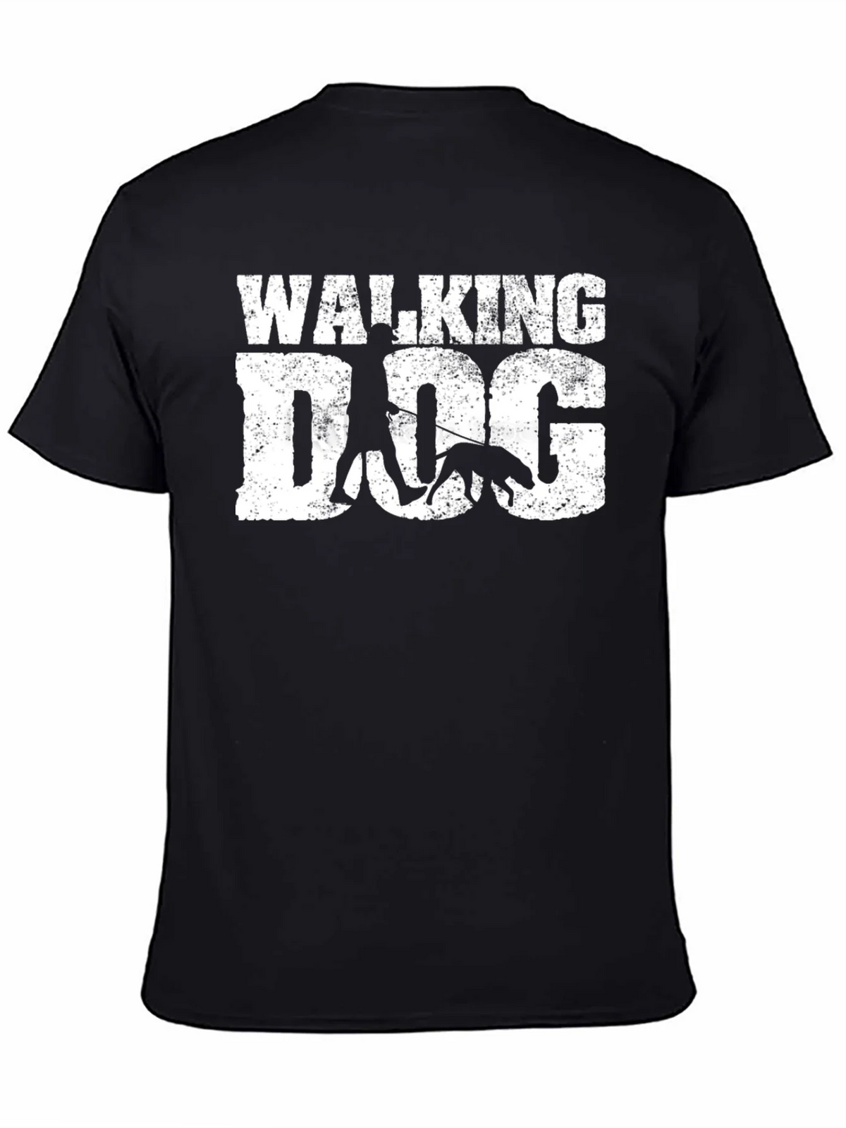 Walking Dog T-Shirt - Black Graphic Tee product image 4
