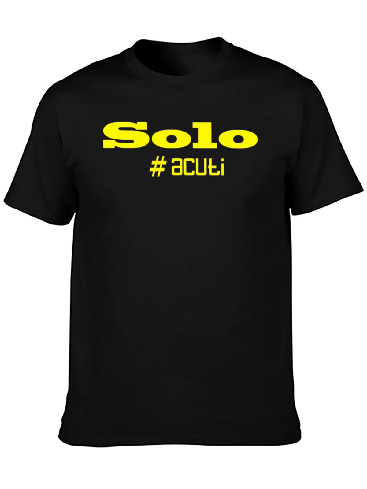 Solo #acuti Black Graphic T-Shirt product image 3