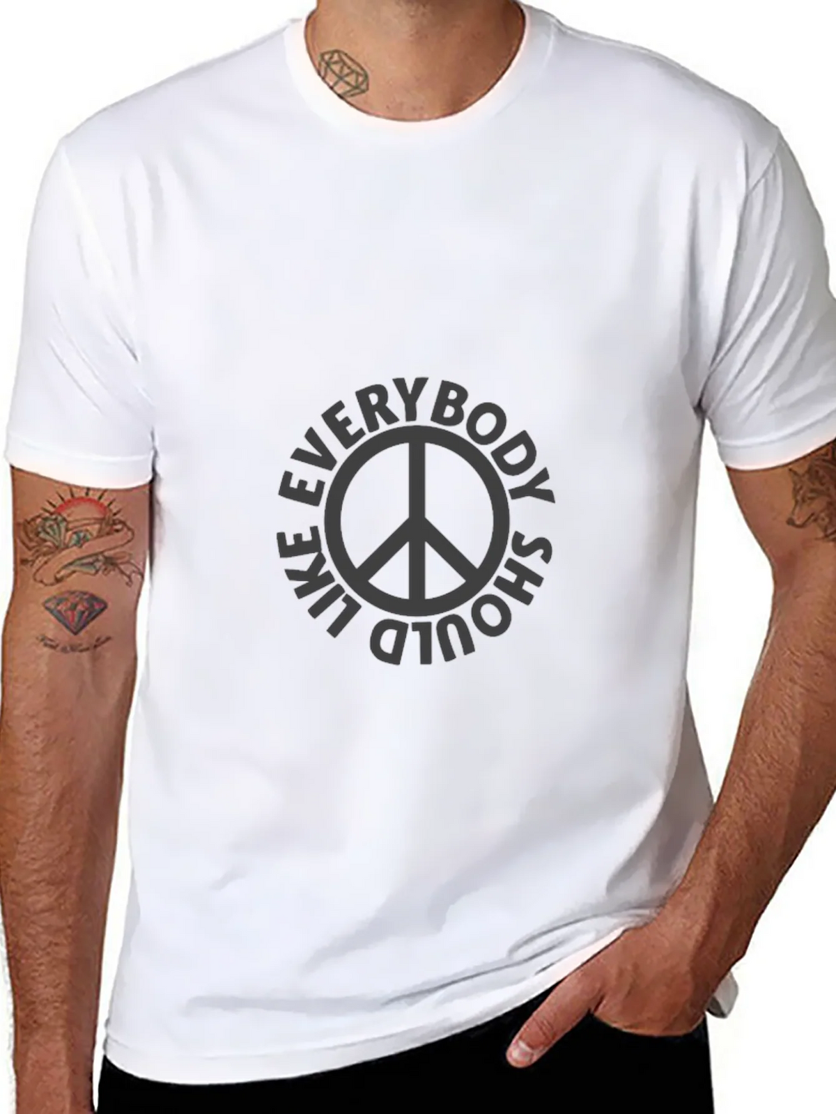 Everybody Should Like Peace T-Shirt product image 7
