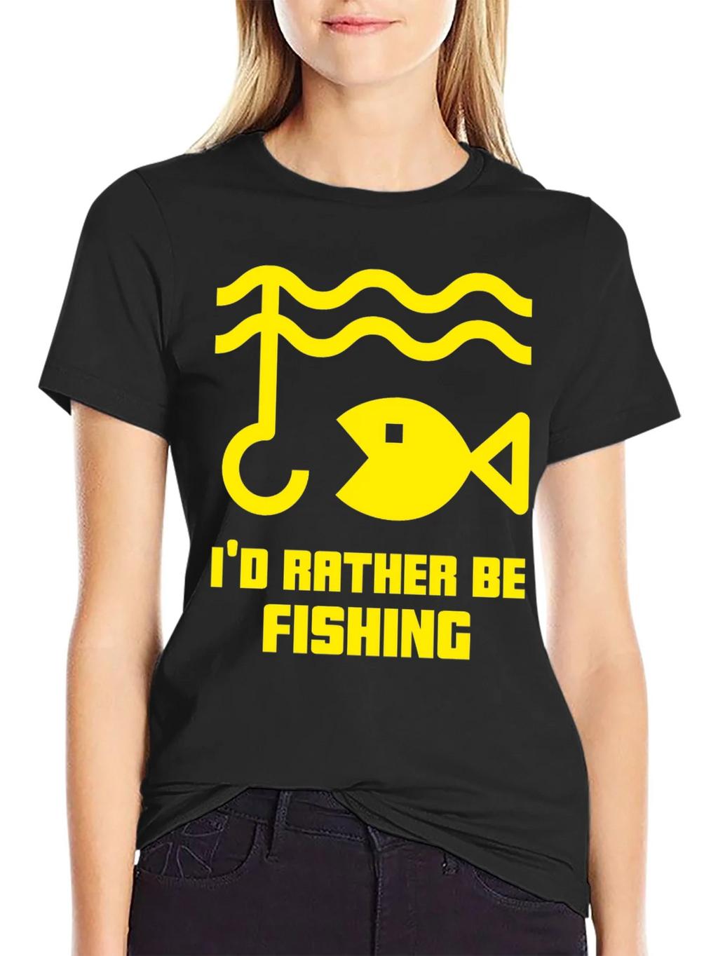 Id Rather Be Fishing T-Shirt - Angler Gift product image 2