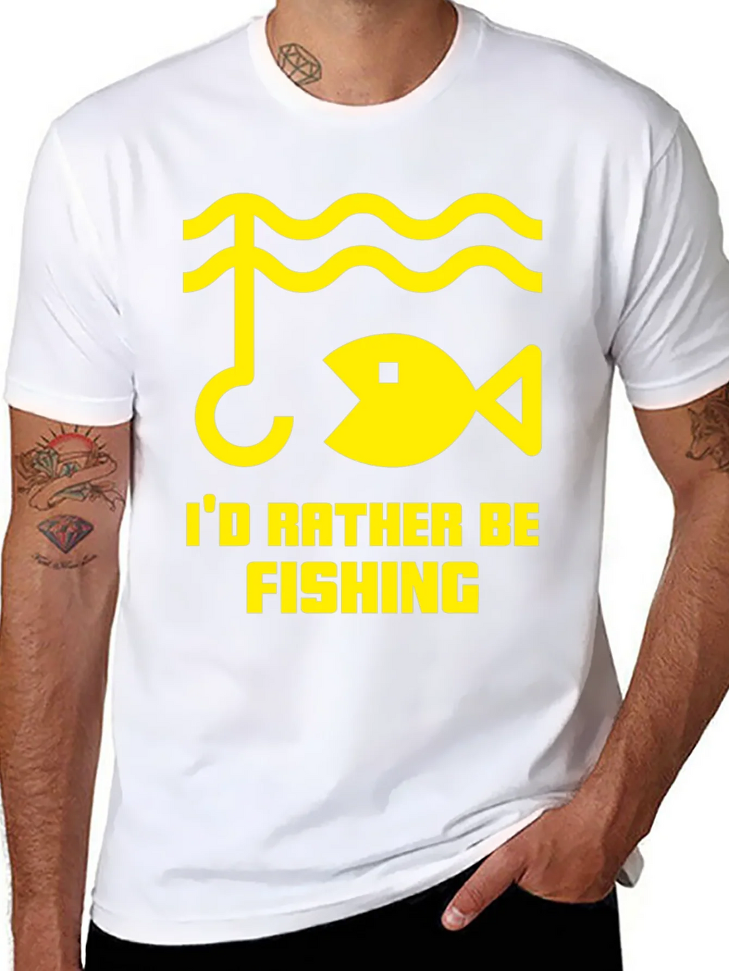Id Rather Be Fishing T-Shirt - Angler Gift product image 7