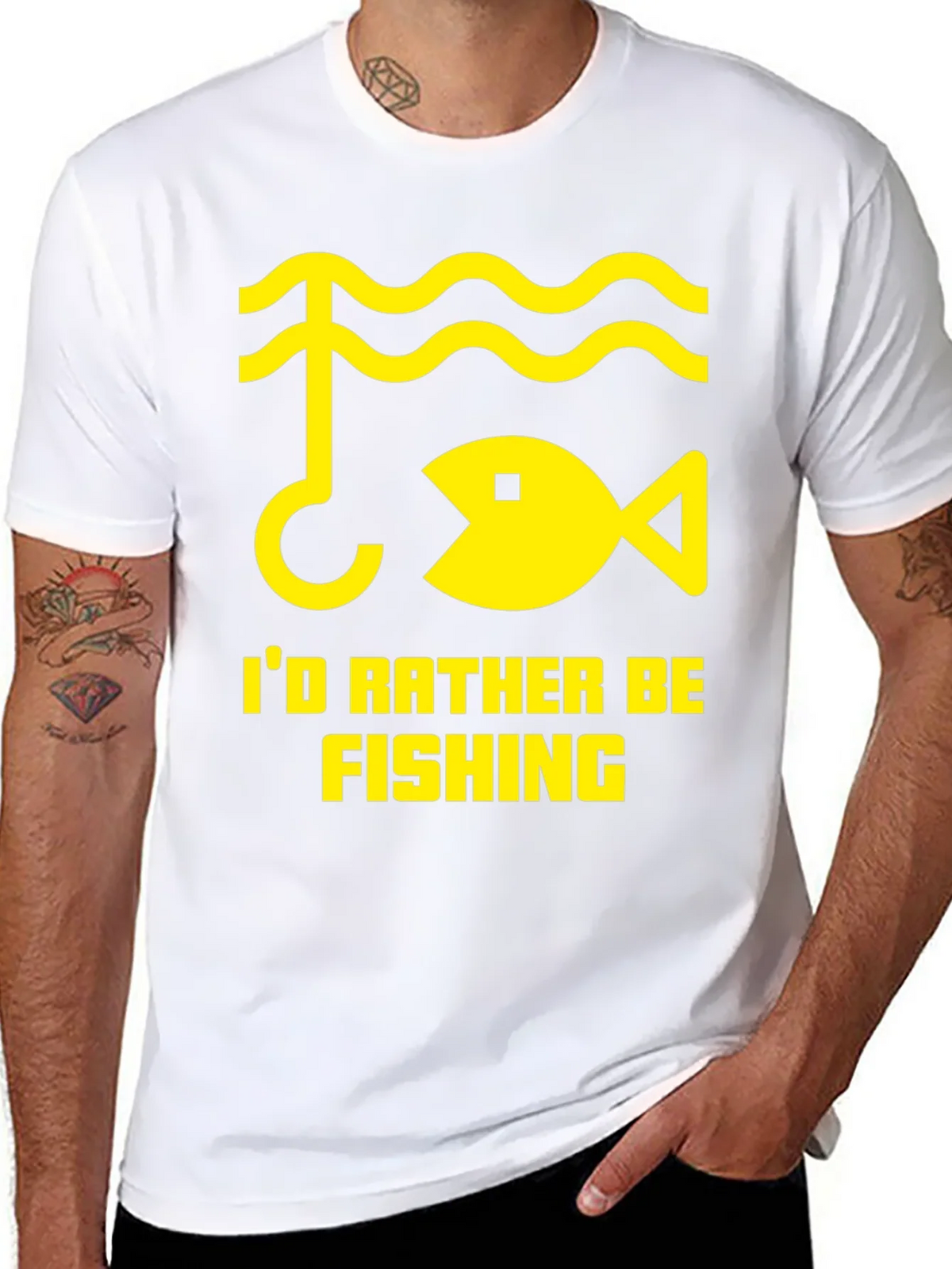 Id Rather Be Fishing T-Shirt - Angler Gift product image 7