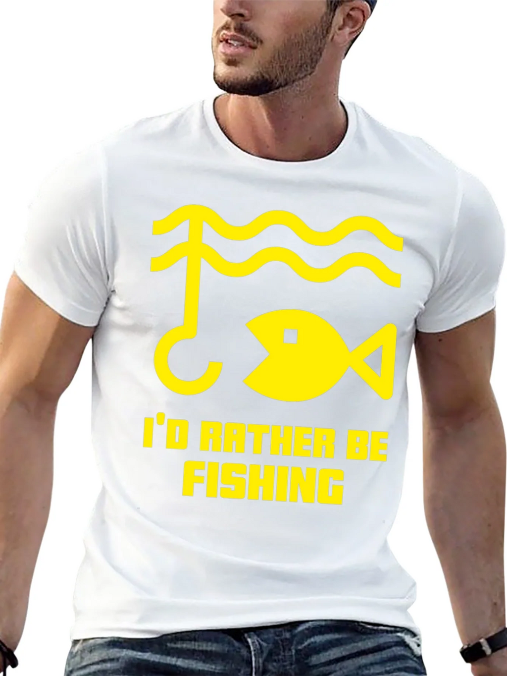 Id Rather Be Fishing T-Shirt - Angler Gift product image 12