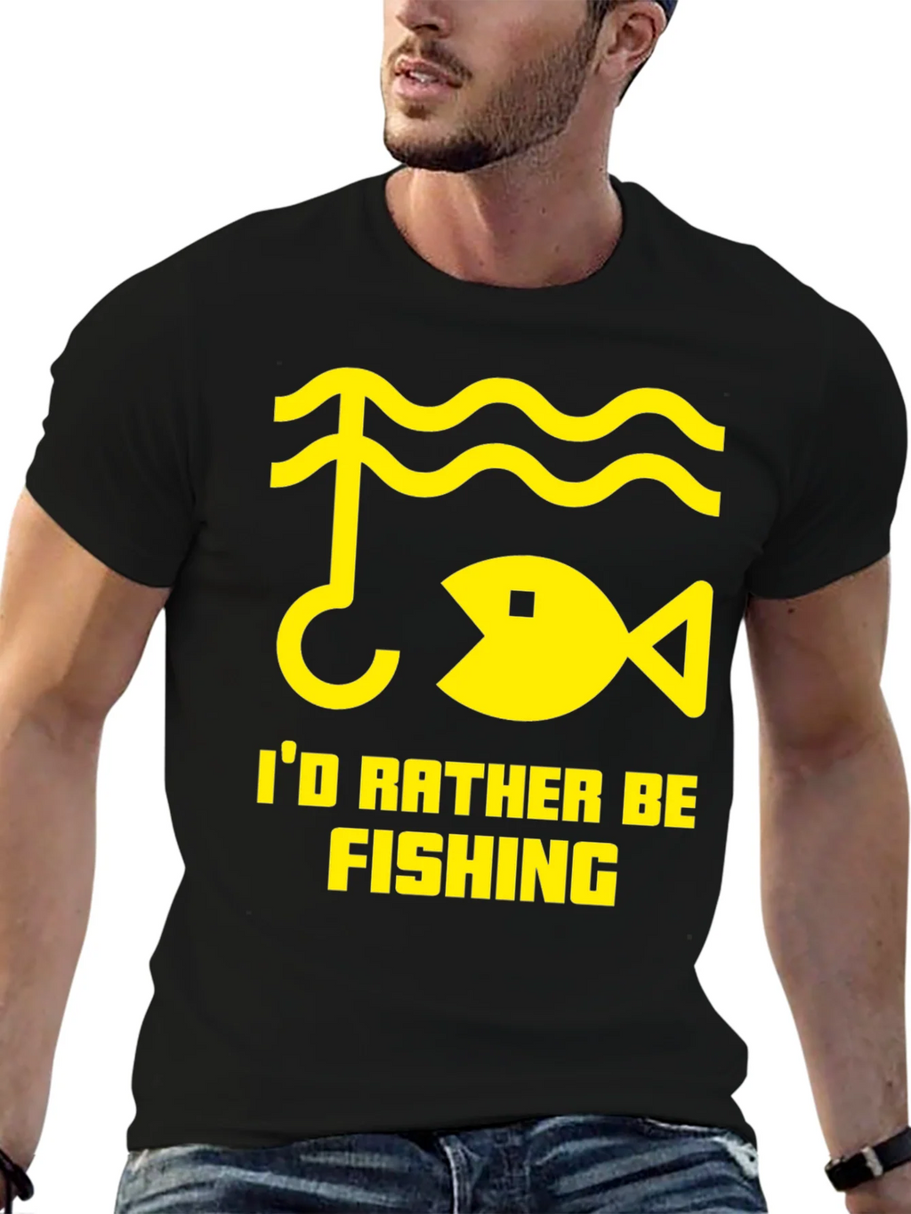 Id Rather Be Fishing T-Shirt - Angler Gift product image 6