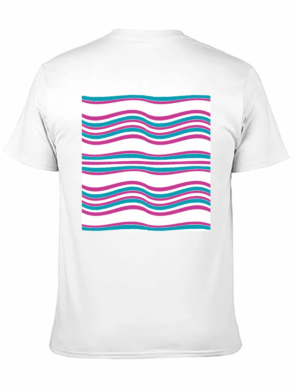 Wavy Line Pattern Tee - Casual Comfort product image 10