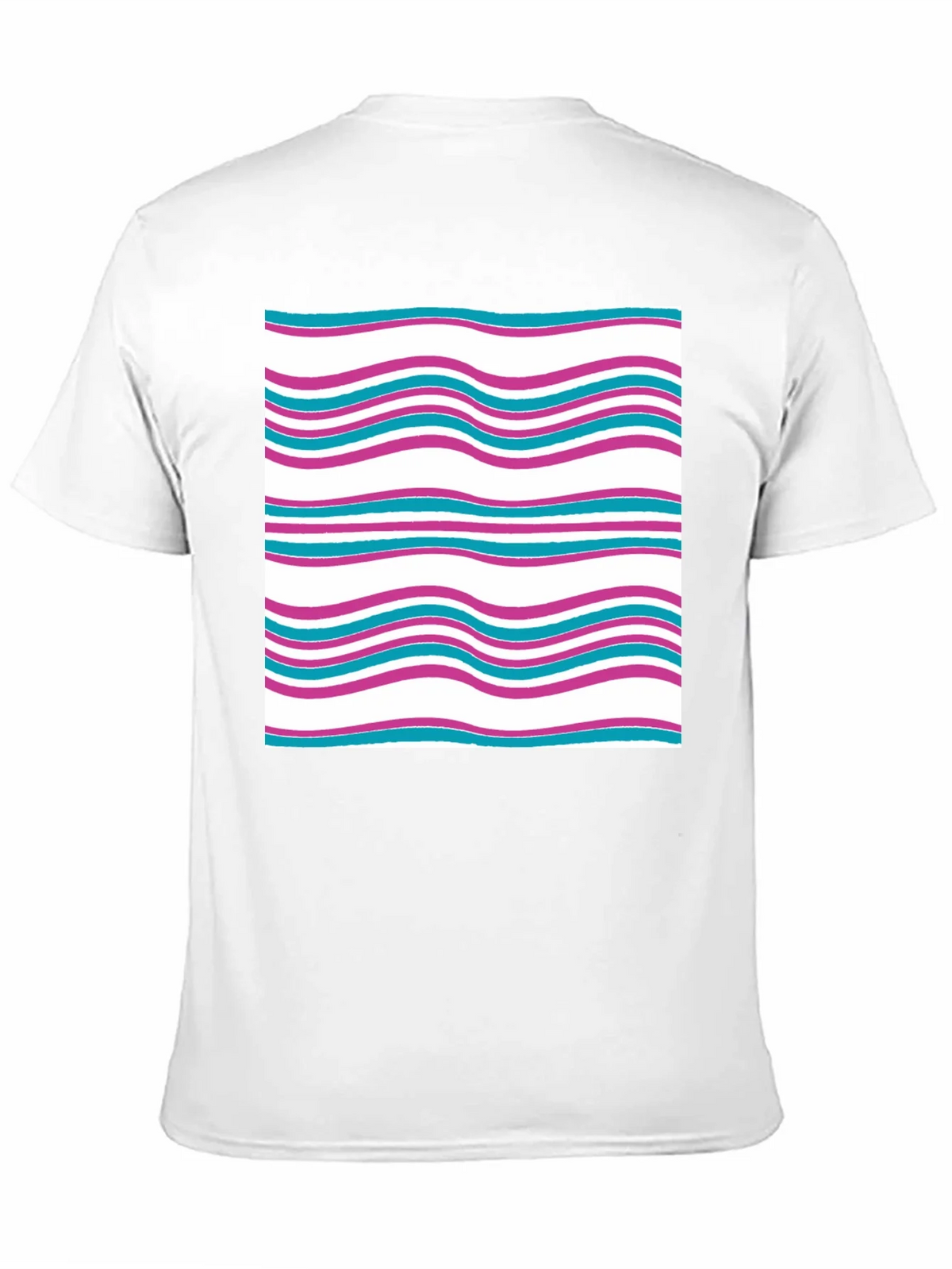 Wavy Line Pattern Tee - Casual Comfort product image 10