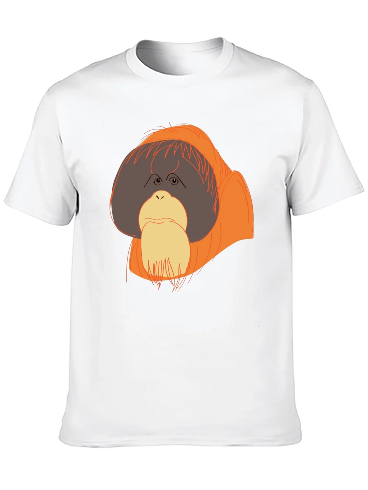 Orangutan Graphic T-Shirt - Black Crew Neck Tee product image 9