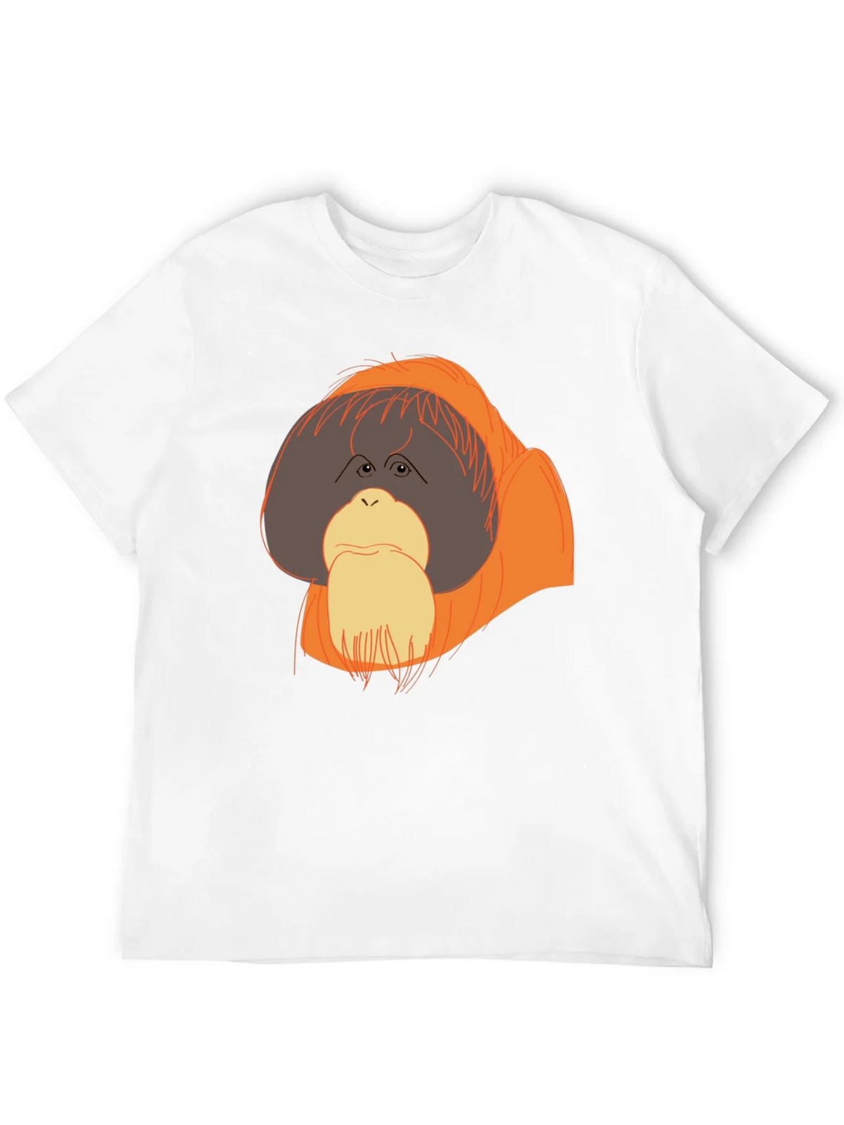Orangutan Graphic T-Shirt - Black Crew Neck Tee product image 11