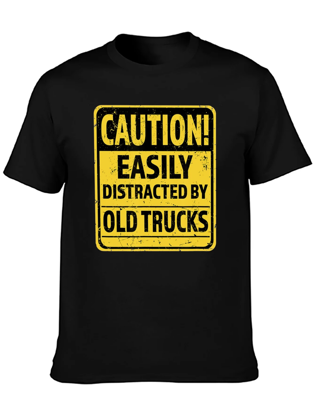 Caution Easily Distracted by Old Trucks T-Shirt product image 3