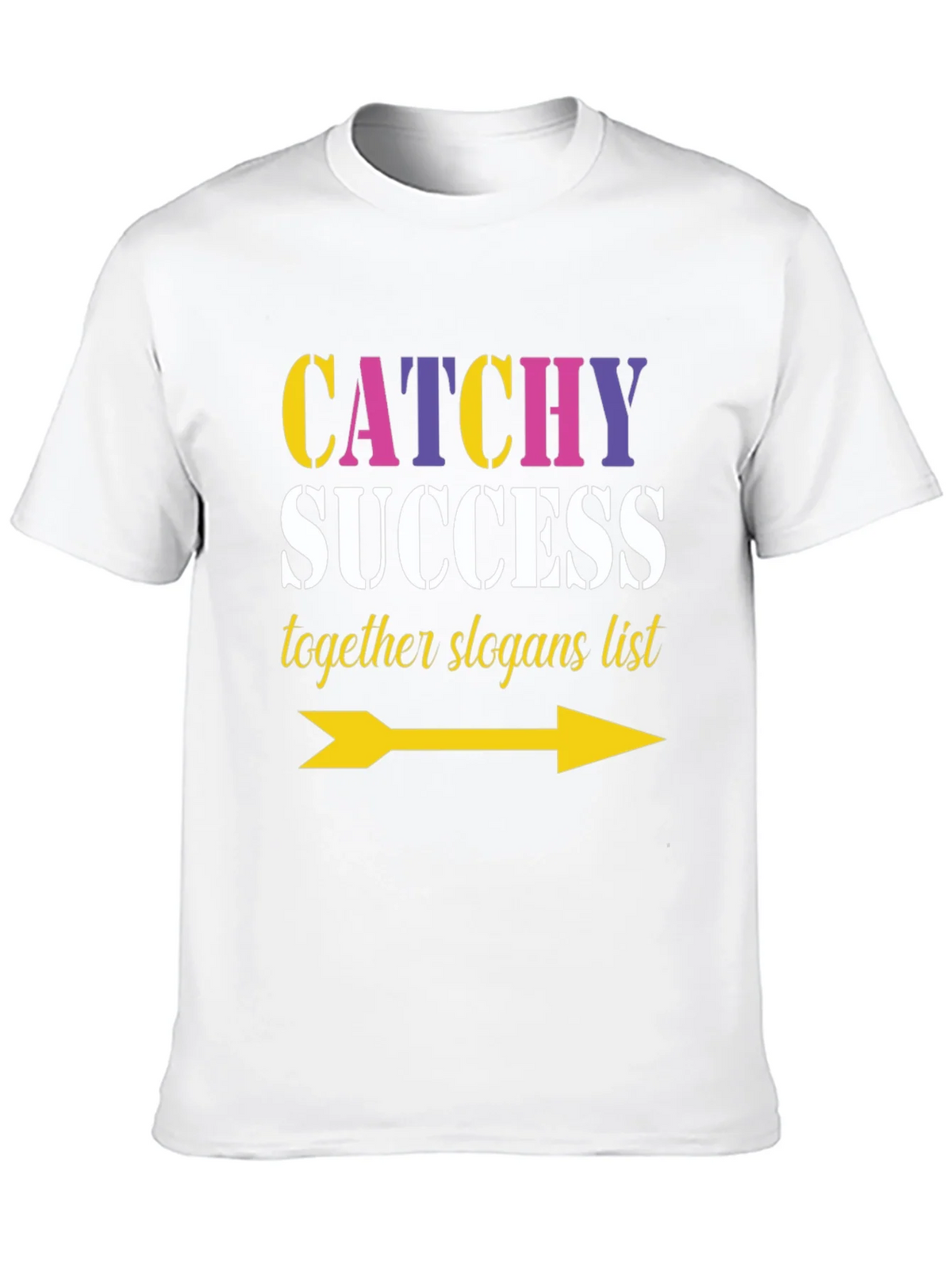 Catchy Success Slogans List Arrow T-Shirt product image 9