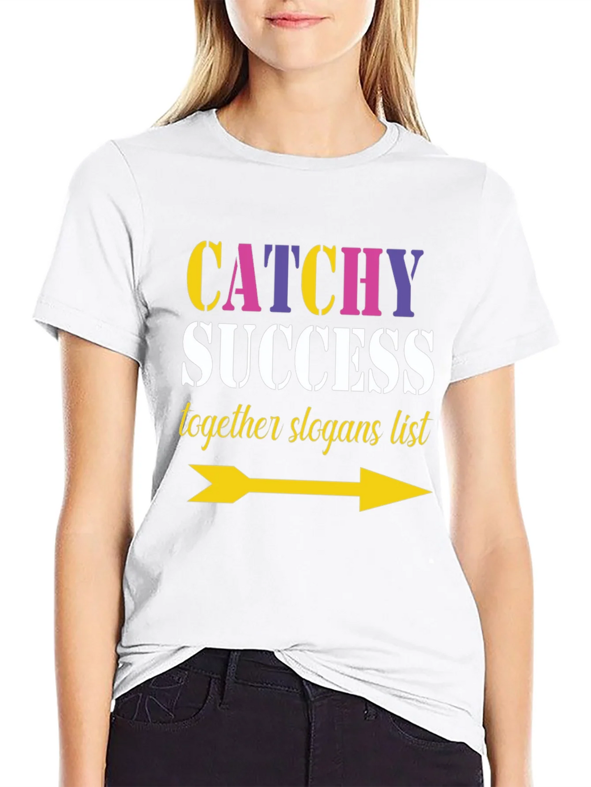 Catchy Success Slogans List Arrow T-Shirt product image 8