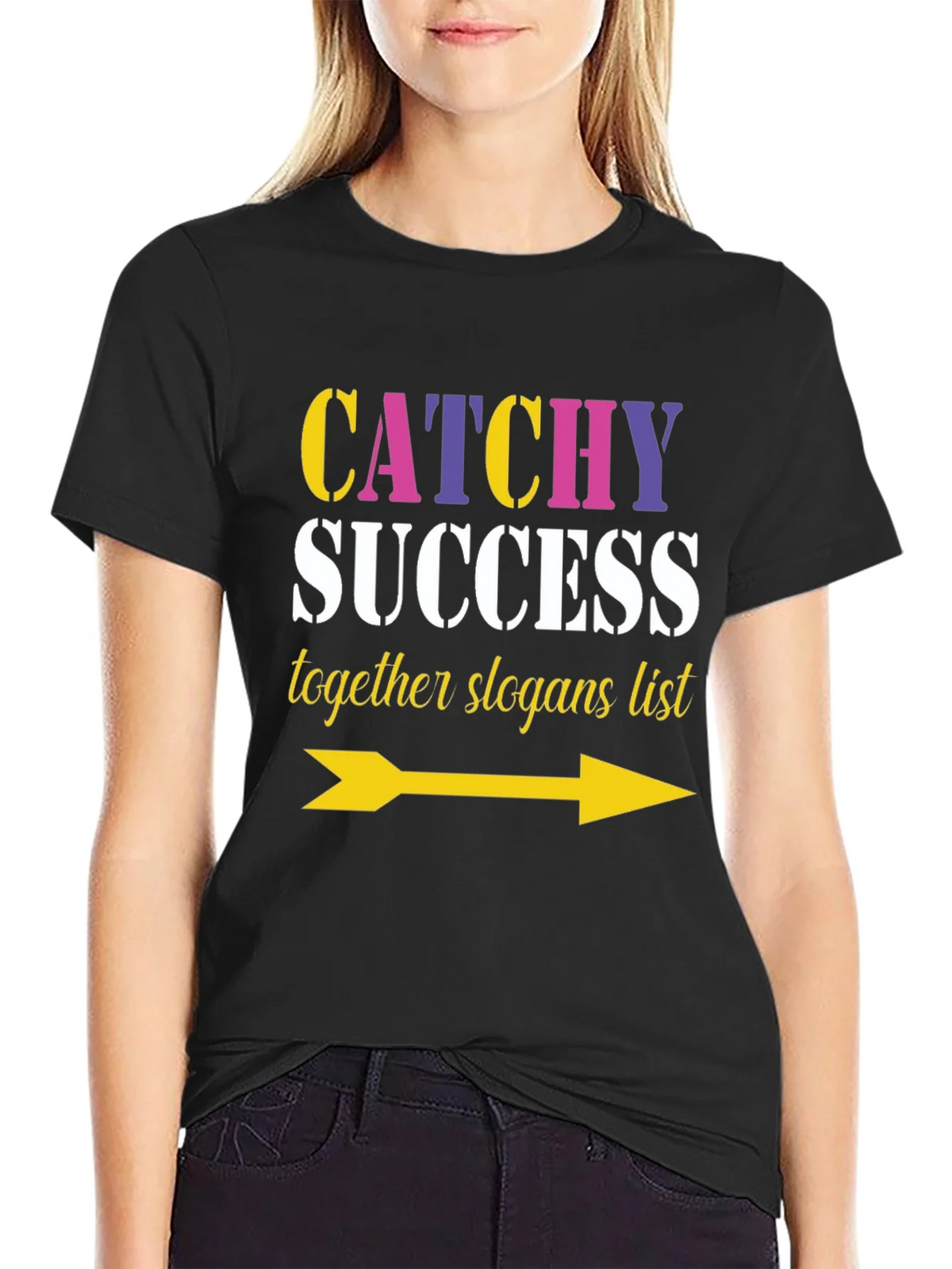 Catchy Success Slogans List Arrow T-Shirt product image 2