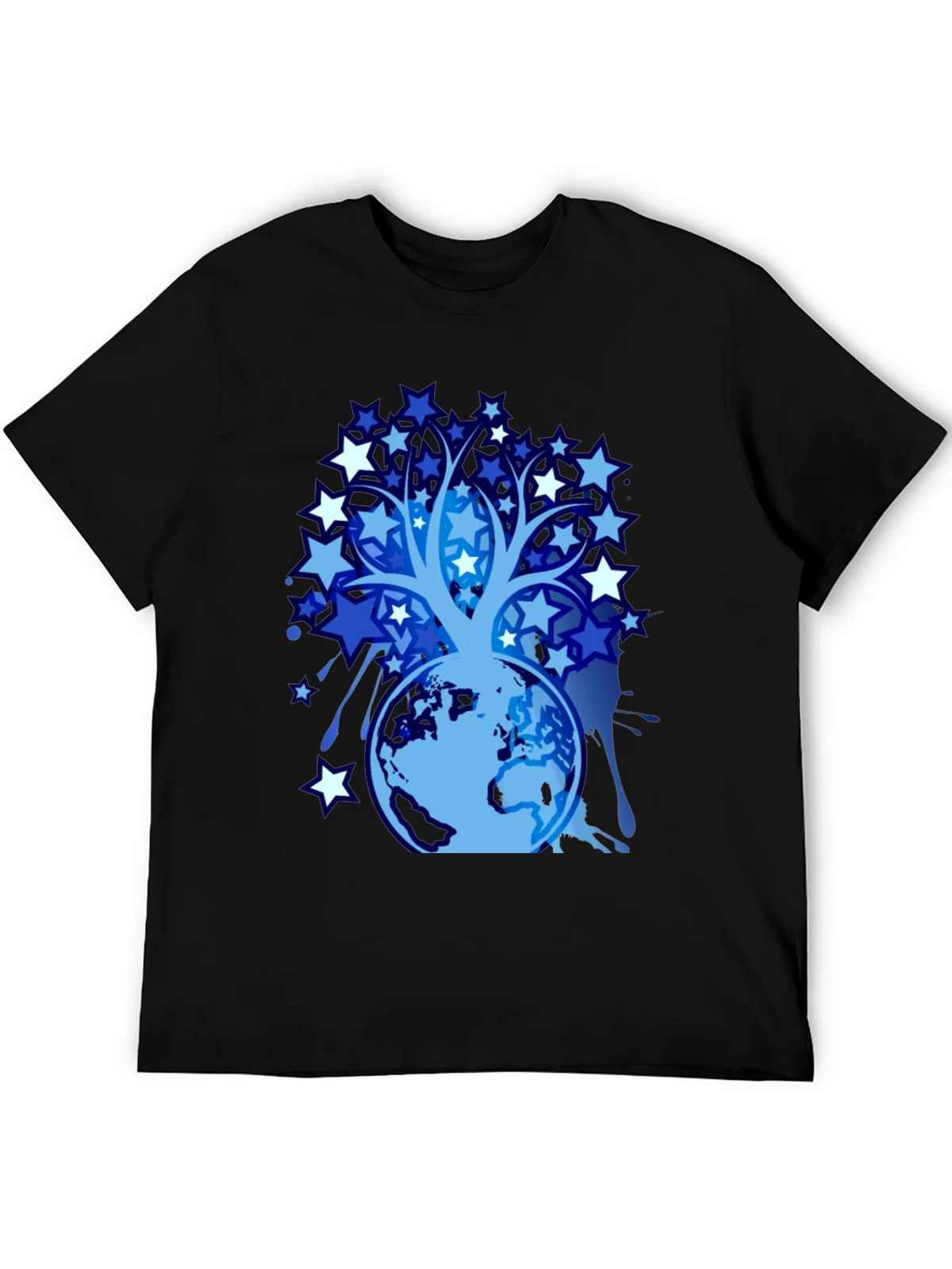 Star Tree Globe Graphic T-Shirt product image 5