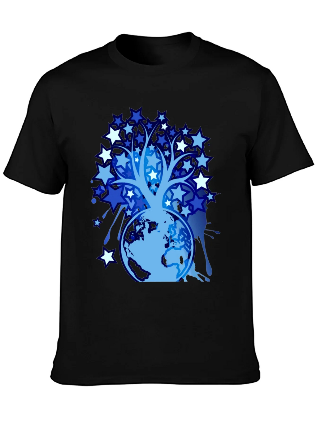 Star Tree Globe Graphic T-Shirt product image 3