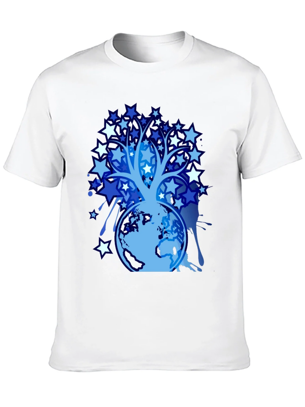 Star Tree Globe Graphic T-Shirt product image 9
