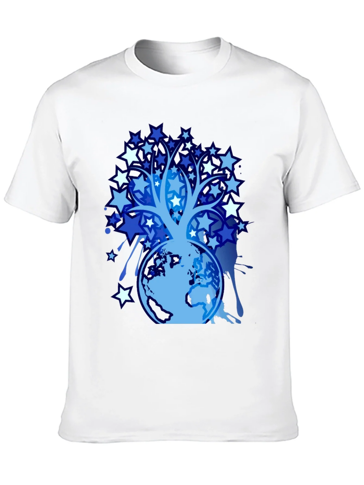 Star Tree Globe Graphic T-Shirt product image 9