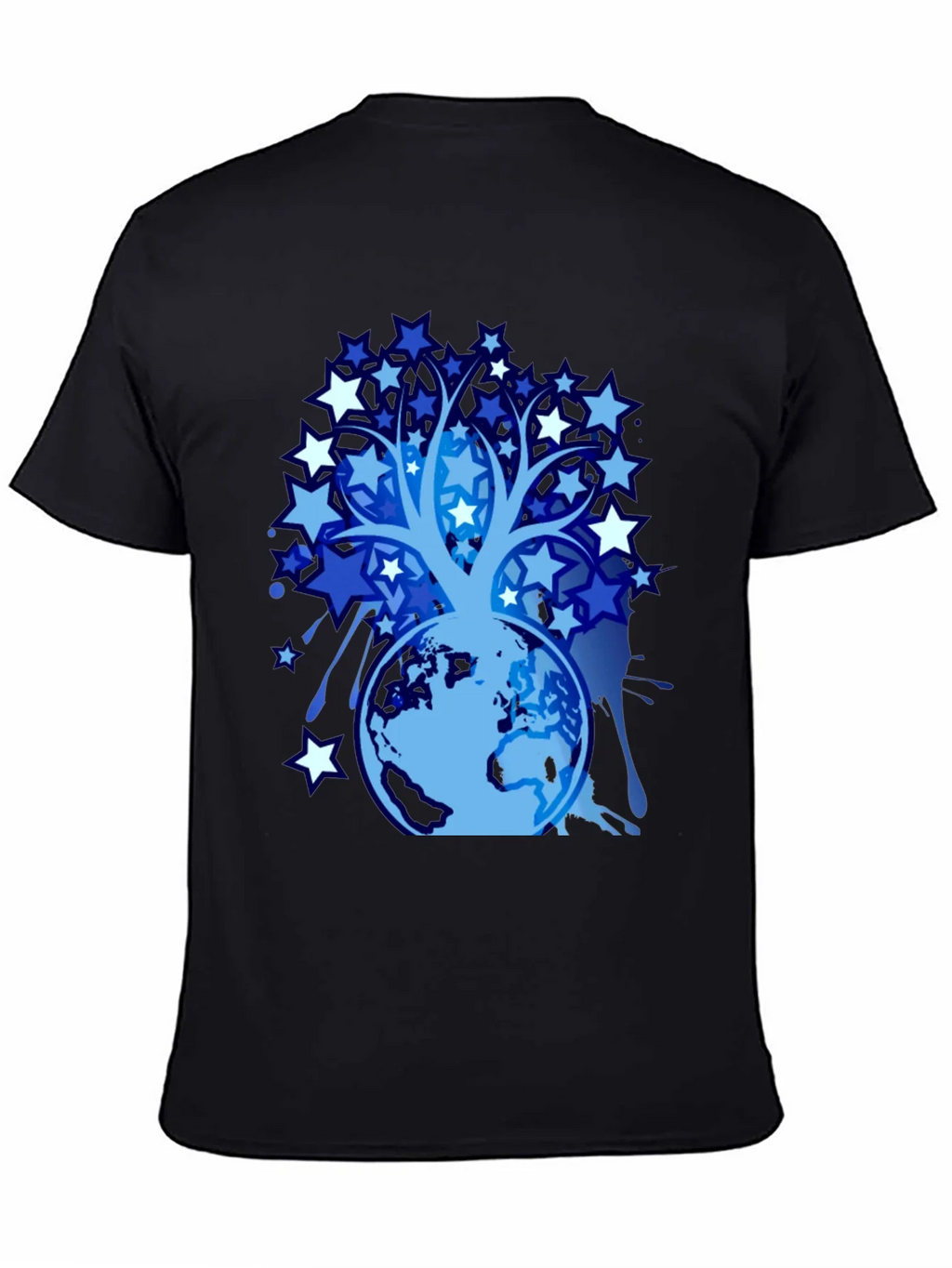 Star Tree Globe Graphic T-Shirt product image 4